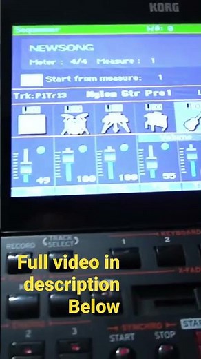 How to use sequencer in Korg pa 1000 #korgpa #korgkronos #pa1000