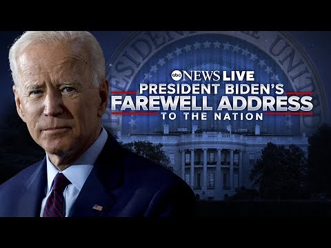 LIVE: President Joe Biden delivers farewell address to the nation