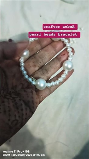 Diy Pearl beads bracelet for college girls#diy#ytshorts#shorts