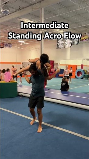 Try it! #performancecheer#acroyoga#acro#acrobatics#standingacro#partneracrobatics#fun#challenge