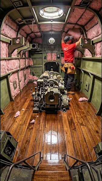 I Built a Secret Underground Library Inside a Real Tank!