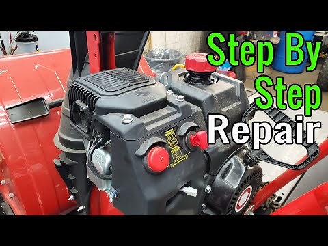 Troy Bilt Storm 2420 Won't Start Won't Stay Running Surges Full Diagnosis & Repair For Common Issues