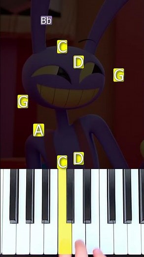 Jax Toy (TADC) easy piano tutorial #shorts