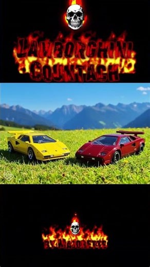 Lamborghini Countach Majorette 🔥 Tiny but Legendary! #shorts #carshorts #diecastcars