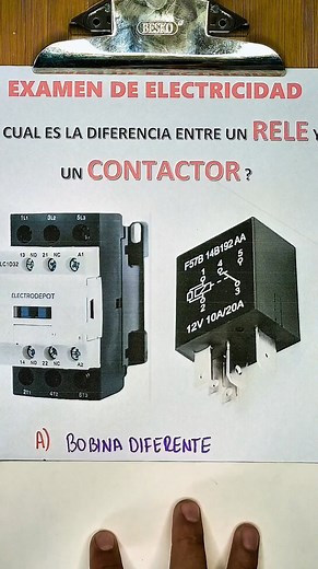 150K views · 1.1K reactions | #Contactor #rele #bobina #electricista #motor | Electrónica Tv | Facebook