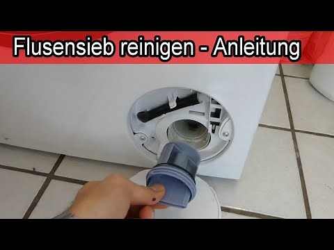 Siemens washing machine lint filter cleaning instructions & tips / cleaning the lint filter
