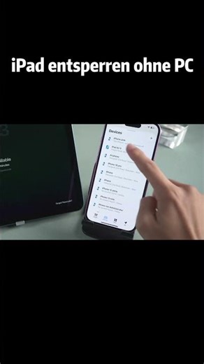 Wie kann man ein gesperrtes iPad wieder entsperren? #ipadentsperren #shorts