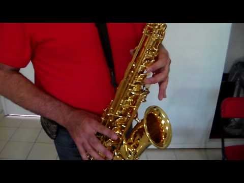 Como Tocar la Escala de Do Mayor en el Saxofón Alto, Técnica Robin