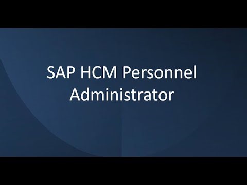 SAP HCM PA Main T code overview
