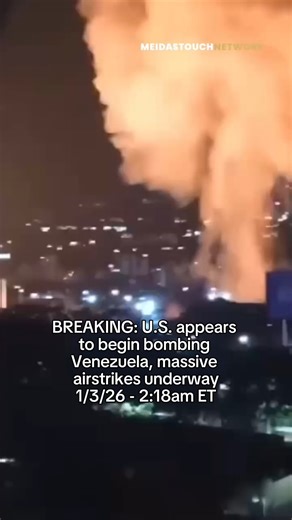 BREAKING: The United States appears to have begun bombing Venezuela. Massive airstrikes are underway. War is here. | MeidasTouch