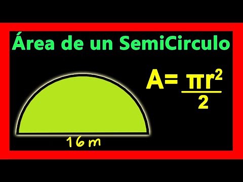✅👉 Area of ​​a Semicircle ✅ How to find the Area of ​​a Semicircle
