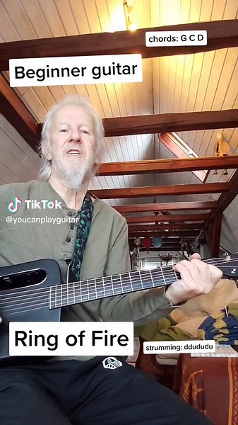 Easy Guitar Lesson: Ring of Fire Chords for Beginners