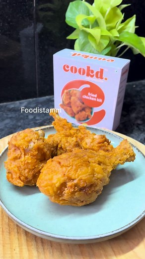 Cookd on Instagram: "Hungry? Grab your Cookd Fried Chicken Kit from shop.cookdtv.com. Enjoy a crispy, crunchy delight that's just a few steps away! #cookd #cookingwithcookd #cookdrecipemix #reelsviral #reelstrending #fyp #friedchicken #friedchickenkit #friedchicken2go #foodie #foodblogger #creators #chennaiblogger #chennaifoodie #recipe #easyrecipes"