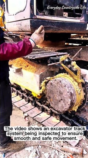 Excavator Track System Inspection and Repair Process