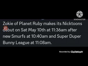 Zokie Of Planet Ruby to have it's Nicktoons debut on May 10.