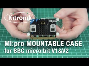 Kitronik Mi:Pro Wall Mountable Cases for The BBC micro:bit V1 & V2