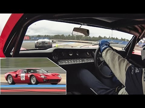 Ford GT40 Mk1 at Circuit Paul Ricard: OnBoard, Accelerations & Sound!