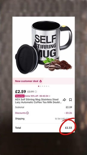 Self-Stirring Mug Magic! #selfstirringmug #coffeehack