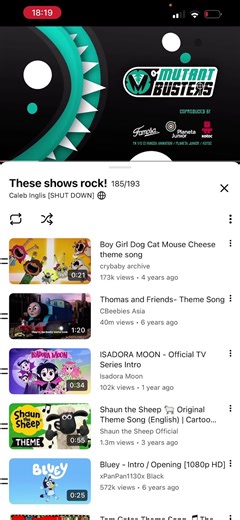 Me When Mutant Busters Comes On