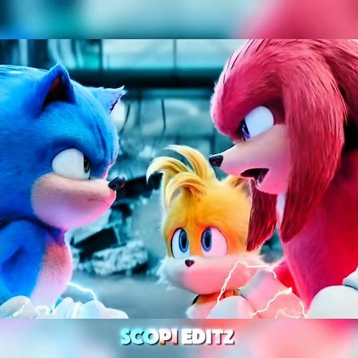 "sonic vs knuckles" ☠️🔥 | Sonic 3 | (Slowed) #trending #shorts