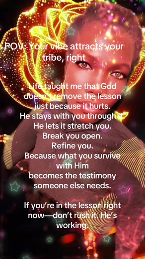 #TikTokCreatorSearchInsightsIncentive Life taught me that God doesn’t remove the lesson just because it hurts. He stays with you through it. He lets it stretch you. Break you open. Refine you. Because what you survive with Him becomes the testimony someone else needs. If you’re in the lesson right now—don’t rush it. He’s working. #love #life #movie #motivation