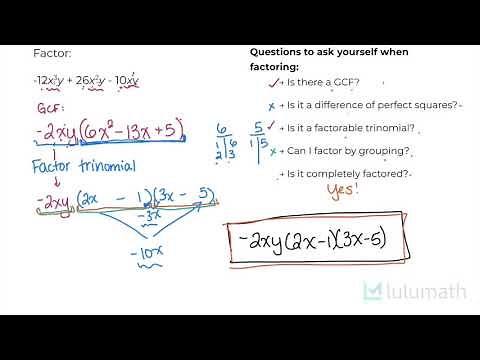 Factoring Completely: The COMPLETE Guide (w/ Examples) | Lulumath