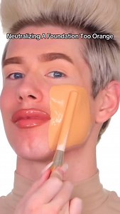 19 reactions | Fixing a foundation too orange 李李 this used to happen to me all the time so I wanted to make a tutorial on how to neutralize it 﫶 Products used ✨ @toofaced foundation @aboutfacebeauty liquid eyeshadow @elfcosmetics color corrector @lagirlcosmetics color corrector Ib: @monamakeupdoll | Tyler Schmitt | Facebook