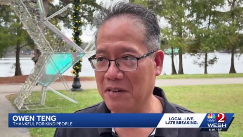 Lake Eola visitors express gratitude for life's essentials