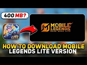 HOW TO DOWNLOAD MOBILE LEGENDS LITE VERSION 2025 PERFECT FOR LOW-END PHONES (ML LITE)