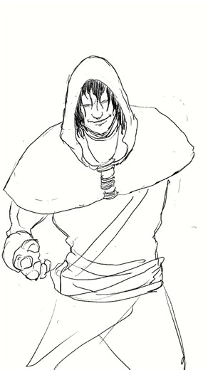 Drawing A Creepy Assassin