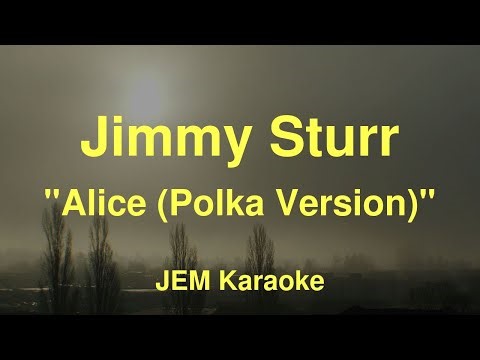 Jimmy Sturr - Alice [Polka Version] (Karaoke)