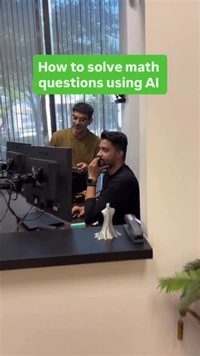 How to solve math questions using AI in 5seconds. #ai #math #mathchallenge | i Social You