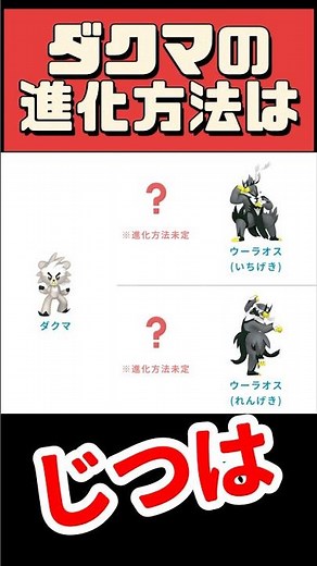【ポケモンGO】ダクマ進化の瞬間！ダクマの進化のひみつとアメ集めタスク一覧！ #pokemongo #ダクマ進化方法 #shorts