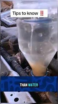 A trick to remove oil from the radiator without dismantling
