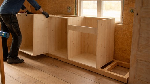 New kitchen construction begins: Planning meets reality