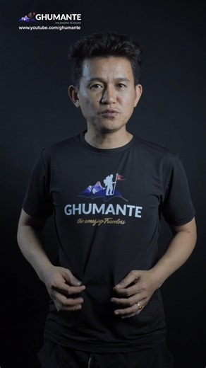 First Time Ever, we have color tshirts now! Did you notice it on our last Travel Tip Video? Please feel free to DM us for more details and order! #ghumantemerch #tshirt #travelwear #travel #nepal #ghumante | Ghumante