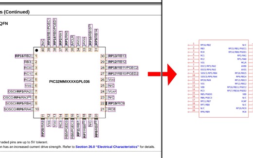 KICAD5.99工具uConfig一键把PDF数据手册转换成符号库