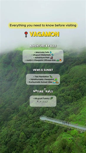 ❤️ Places to visit in Vagamon Kerala😍| Complete Guide