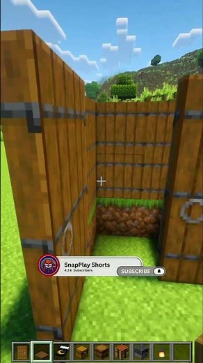 Minecraft 2x2 House 🏠 Tiny Survival Build! #minecraft #minecraftbuild #minecraftguide