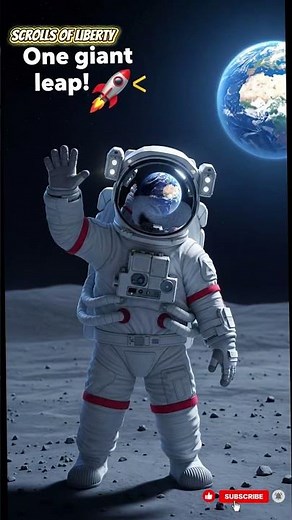 Neil Armstrong's Giant Leap on the Moon 🚀🌕