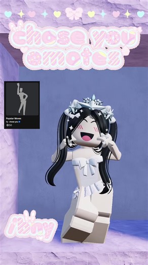 cutesy roblox emote 4 you #roblox #robloxugc #robloxemote #dh #fyp | roblox