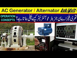 How an Alternator generate Electricity | Operation & Construction all concepts | labvolt simulation