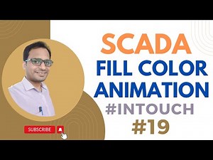 SCADA Tutorial 19 - Fill Colour Animation in SCADA Graphics | AVEVA Intouch Fill Color Animation
