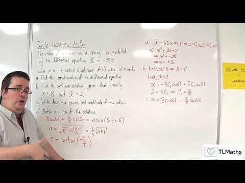 A-Level Further Maths I7-05 Simple Harmonic Motion: Example 2