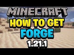 How To Download & Install Forge for Minecraft 1.21.1 | How to install Forge