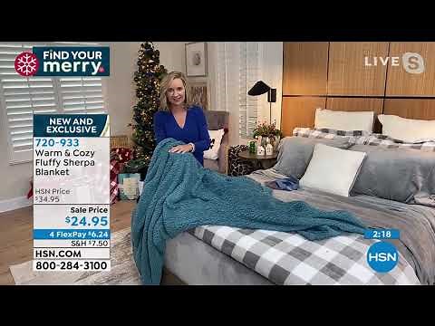 Warm Cozy Fluffy Sherpa Blanket