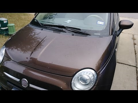 FIAT 500 POP. HOW TO DO AN OIL CHANGE.
