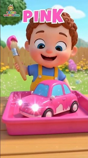 Learn Colors with Cars 🟢🔴🔵🟡 | Cars Cartoon for Kids #shorts #cartoon #baby