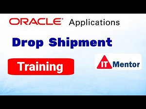 drop shipment flow oracle apps r12 | drop shipment process ‪@ITMentor.‬ #oracle #dropshipping