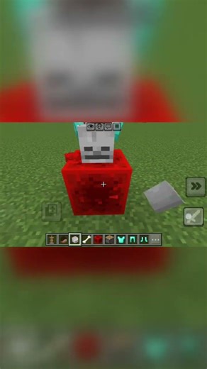 decorative skeleton head statue for Minecraft target 100k #minecraft#minecraftbuilds #youtubeshorts